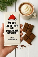 Rude Funny Chocolate Bar with