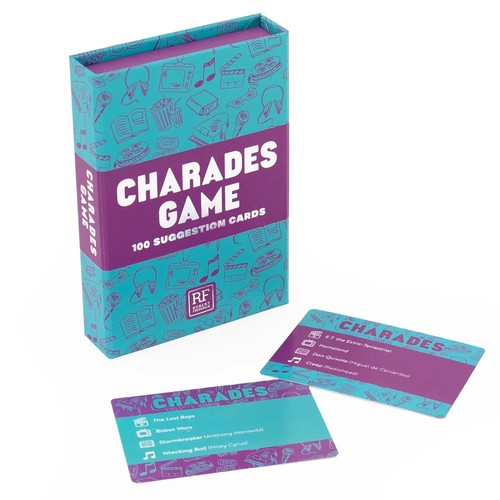 Charades game cards - charades, board