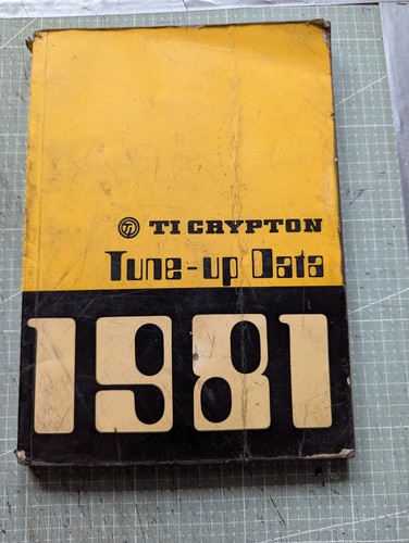 Crypton tune data 1981 - tune-up,