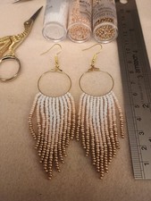 Fringe Earrings Handmade