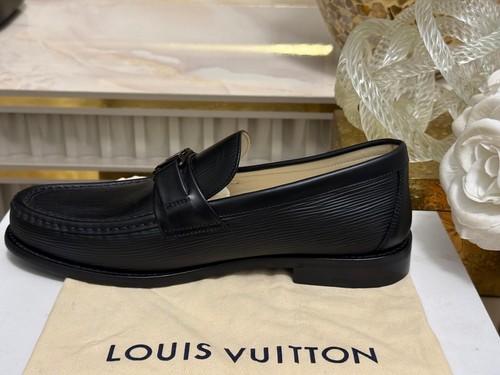 Louis vuitton black leather - black,