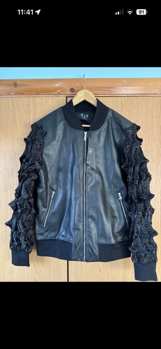 Mjb spiked leather jacket - spiked,