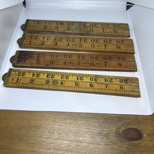 4 Boxwood Folding Rulers.2 Are