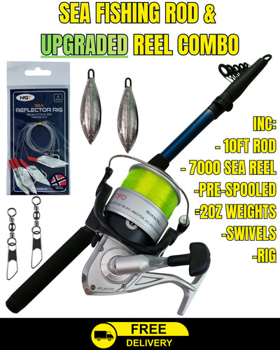 Fishing rod reel combo set - fishing,