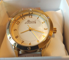 Silver coloured wristwatch - silver,