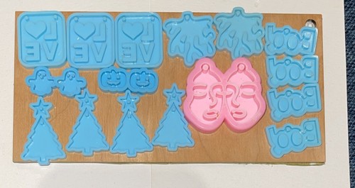 Earring moulds molds - 16,
