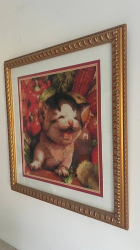 Finished cross stitch - finished,