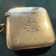 Silver Vesta Case WHH 1902
