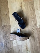 Zara Black Faux Leather