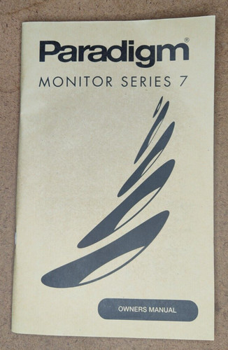Paradigm monitor series - monitor,