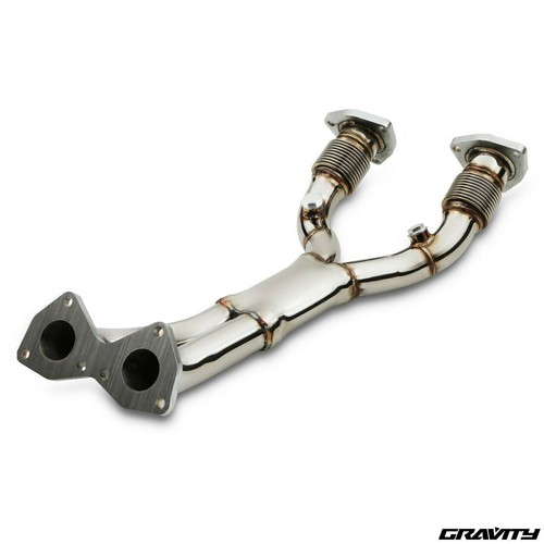 Stainless exhaust front - stainless,