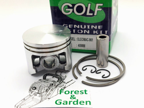 Golf piston kit - kit, oleo-mac