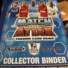 Match Attax Premier League 2013/14 Collector Binder plus 385 cards Base set 