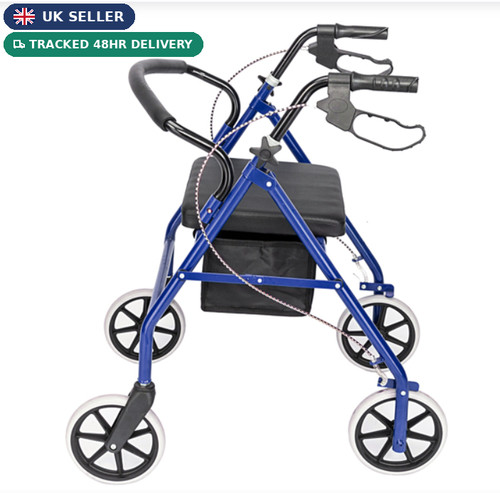 Folding walking frame with - folding,