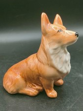 SYLVAC Vintage Large Sitting CORGI figurine 3128 Gloss finish 11.25 cm