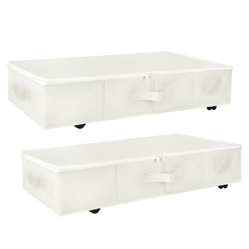 Under bed storage with wheels - under,