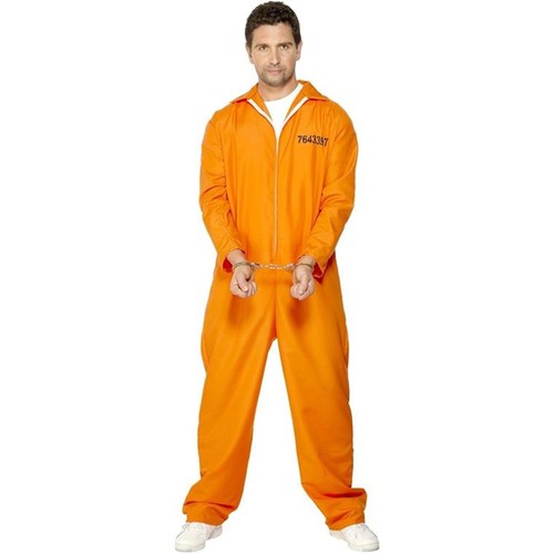 Adults orange prisoner - adults,