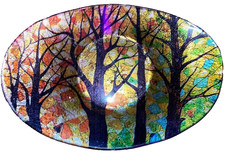 VINTAGE Witchy Fruit Bowl Dark