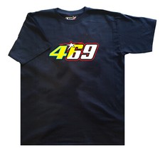 Rossi  Hayden 46 69 motorcycle biker  `469` LIMITED t shirt BLACK  SM to XXL