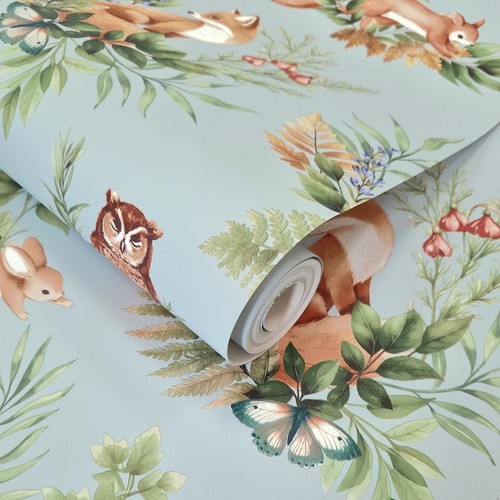 Playful forest friends - forest,