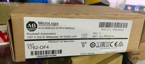 Allen bradley 1762 of4 - allen, 4