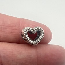 Snake Heart Charm for bracelet