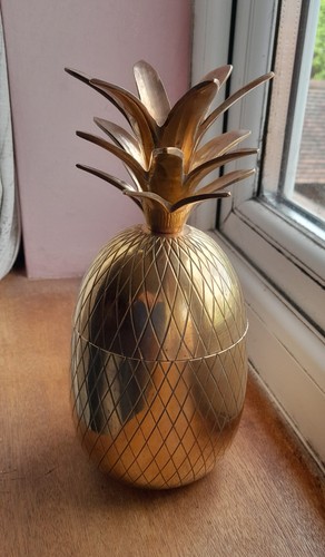 Vintage brass pineapple - vintage,