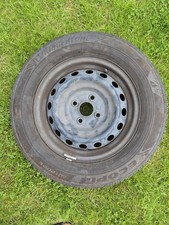 14inch 4x100 Steel Wheels And Tyres, Good Depth On All Tyres