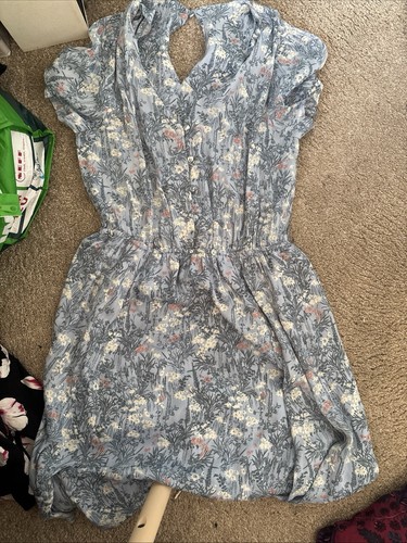 Next blue floral dress - blue,