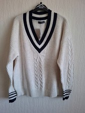 Marks & Spencer Cream/Navy