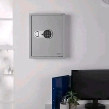 Digital Key Safe Cabinet w/Solenoid Lock, 71 Keyhold. Wall Mounted. Steel. New