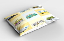 Vintage Trucks Pillow Sham
