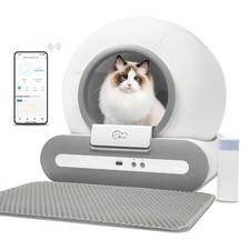 DOEL Self Cleaning Automatic Cat Litter Box WIFI APP Control with Cat Litter Mat