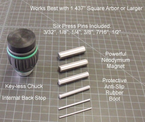 Arbor press magnetic pin - arbor,