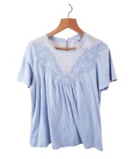 NEXT Ladies Size 10 Spring Summer Short Sleeved Blue Top Excellent Con