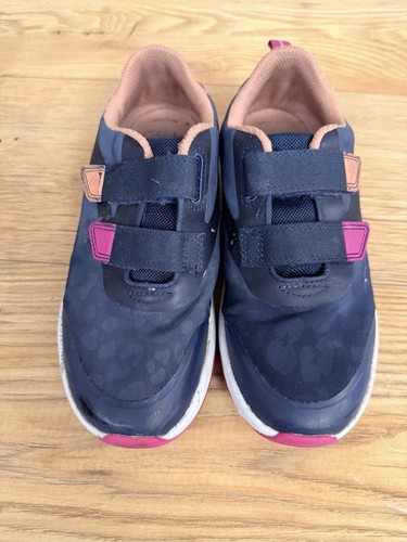 Clarks girls navy trainers - girls,