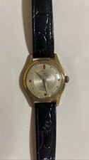 Vintage Wittnauer Ruby AXA 17 Jewels Gold Tone Men's Swiss Mechanical Watch