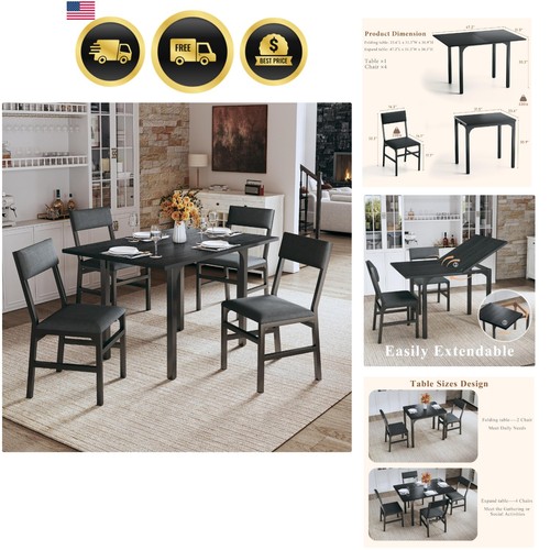 Dining table set - table, 4