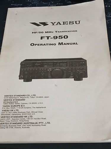 Yaesu ft950 manual - yaesu,