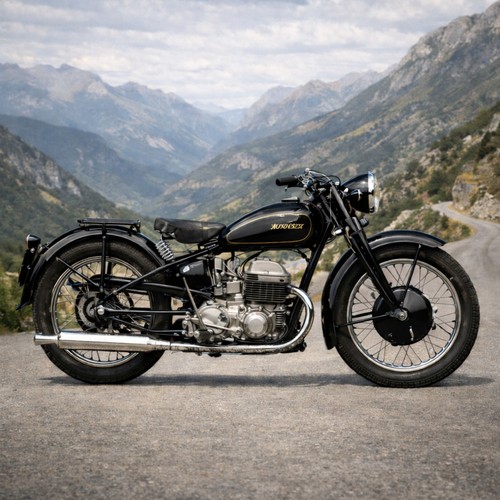 1955 moto guzzi falcone - moto, poster