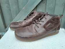 Vintage Nicholas Deakins Barrow Brown Ankle Boots Lace Up Flat  UK 9 EU 43 