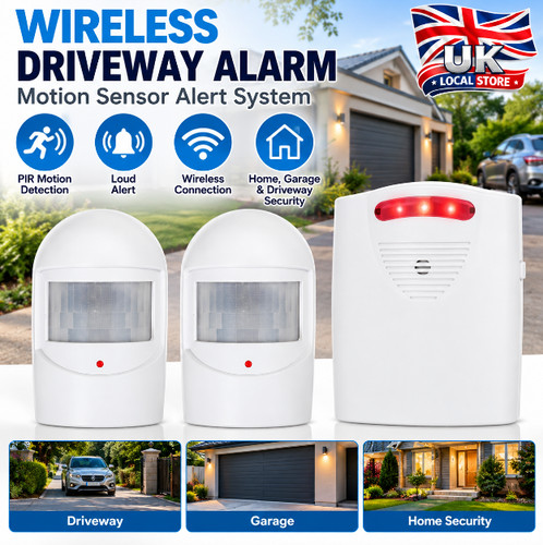 Driveway alarm wireless - -,