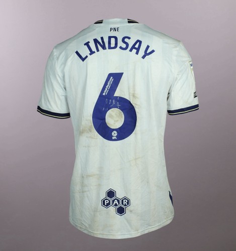 Liam lindsay match worn hand - liam,
