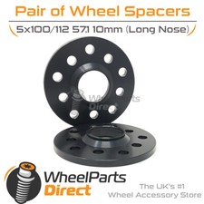 Wheel spacers black - wheel, (2)