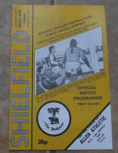 1986 berwick rangers - 1986-87,