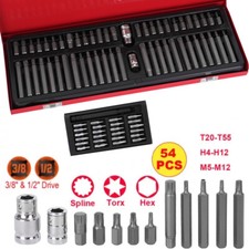 54pc hex torx star - hex, bit