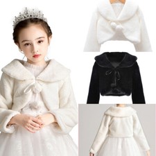 Child Girl Faux Fur Long