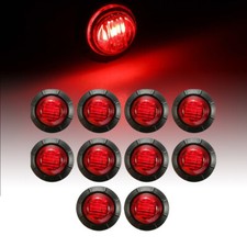 10x LED Side Marker Lights Red