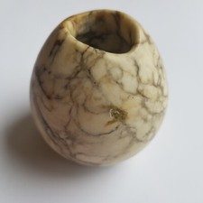 Marbled Stone vase pot carved