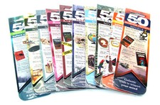 ** 50 of The Best Cardboard Book Marks 10 Different Designs Page Mark **